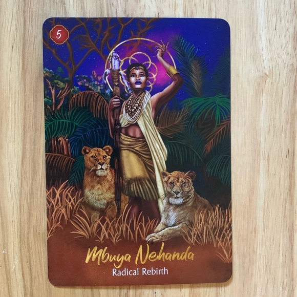 African Goddess Rising Oracle   By Abiola Abrams - Picture 5 of 11